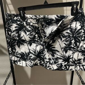 Black and white INC shorts